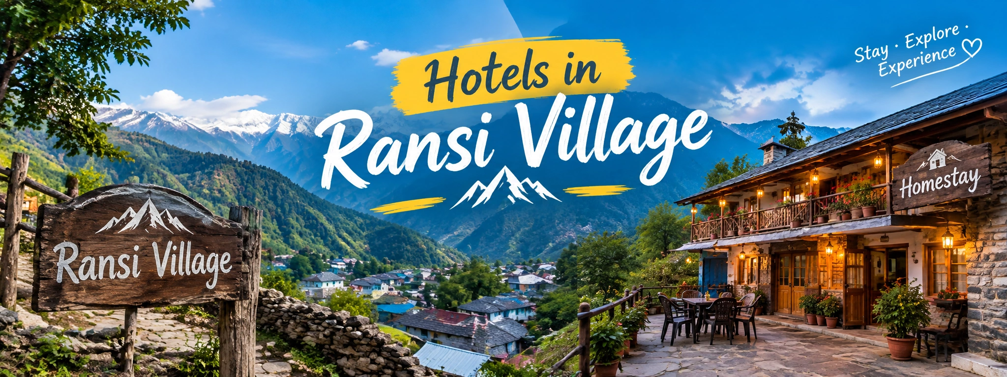 Hotels in Ransi Village near Madmaheshwar Trek